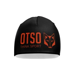 OTSO Black & Fluo Orange Beanie