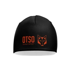 OTSO Black & Fluo Orange Beanie