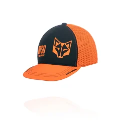 OTSO Black & Fluo Orange Snapback Cap
