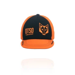 OTSO Black & Fluo Orange Snapback Cap