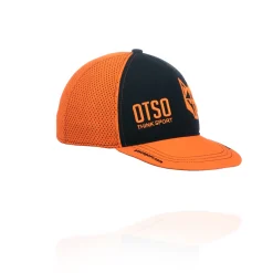 OTSO Black & Fluo Orange Snapback Cap