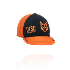 OTSO Black & Fluo Orange Snapback Cap
