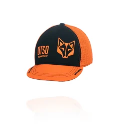 OTSO Black & Fluo Orange Snapback Cap
