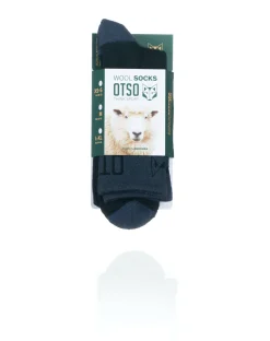 OTSO Calcetines de Lana Merina High Cut - Blue Storm