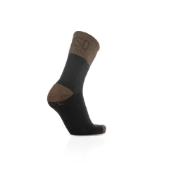 OTSO Calcetines de Lana Merina High Cut - Brown Trunk