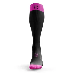 OTSO Compression Recovery Socks Black & Fluo Pink