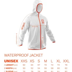 OTSO Full Black Unisex Waterproof Windbreaker