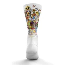 OTSO Funny Socks High Cut - Emoji Big Wave