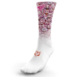 OTSO Funny Socks High Cut - Emoji Classic Pink
