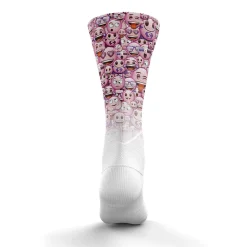 OTSO Funny Socks High Cut - Emoji Classic Pink