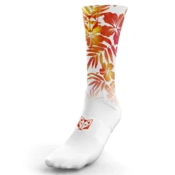 OTSO Funny Socks High Cut - Floral Orange