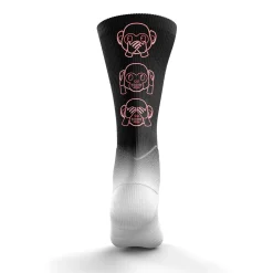 OTSO Funny Socks High Cut - Monkey Neon