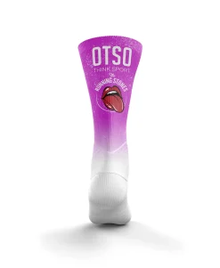 OTSO Funny Socks High Cut - Running Stones Pink