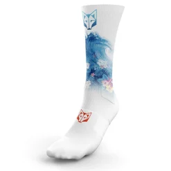 OTSO Funny Socks High Cut - Swim Bike Run Wave