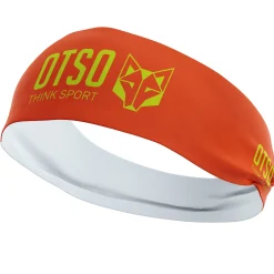 OTSO Headband Blue Fluo Orange / Fluo Yellow -