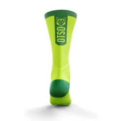 OTSO High Cut Cycling Socks Fluo Green