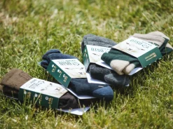 OTSO High Cut Merino Wool Socks - Green Leaf