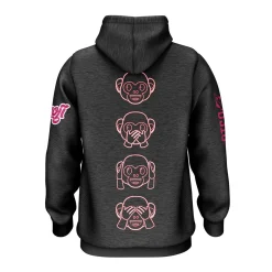 OTSO Hoodie - Emoji Monkey Neon