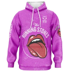 OTSO Hoodie - Running Stones Pink