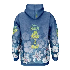 OTSO Hoodie - Swim Bike Run Flower
