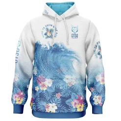 OTSO Hoodie - Swim Bike Run Wave