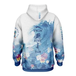 OTSO Hoodie - Swim Bike Run Wave