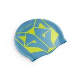 OTSO Light Blue & Fluo Yellow Swimming Cap
