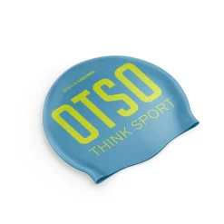 OTSO Light Blue & Fluo Yellow Swimming Cap
