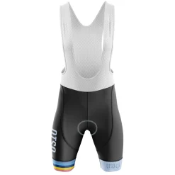 OTSO MEN'S CYCLING BIB SHORT STRIPES TURQUOISE