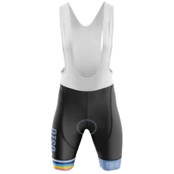 OTSO MEN'S CYCLING BIB SHORT STRIPES STEEL BLUE