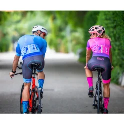 OTSO Men's cycling shorts - Fluo Blue (Outlet)