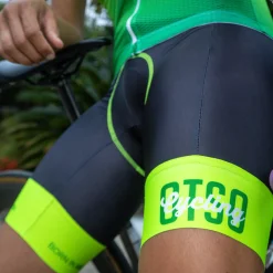OTSO Men's cycling shorts - Fluo Green (Outlet)