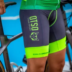 OTSO Men's cycling shorts - Fluo Green (Outlet)