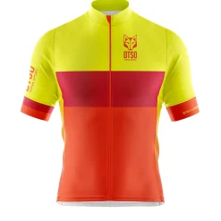 OTSO Men's short sleeve cycling jersey - Foc