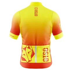 OTSO Men's short sleeve cycling jersey - Fluo Orange (Outlet)