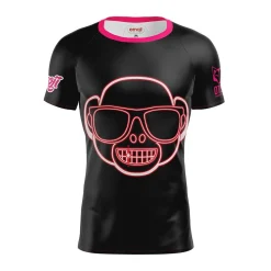OTSO Men's short sleeve shirt - Emoji Monkey Neon