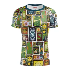 OTSO Men's short sleeve shirt - Emoji Portrait