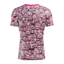 OTSO Men's short sleeve shirt - Emoji Classic Pink