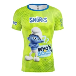 OTSO Men's Short Sleeve Shirt Smurfs Boss
