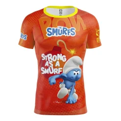 OTSO Men's Short Sleeve Shirt Strong as a Smurf