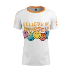 OTSO Men's Short Sleeves T-Shirt SmileyWorld Believe