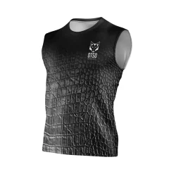 OTSO Men's Singlet Black Snake -