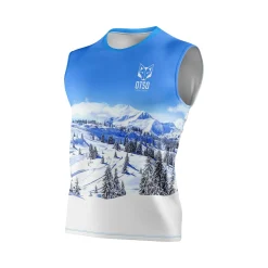OTSO Men's Singlet Snow Forest -