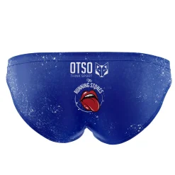 OTSO Men's swim briefs - Running Stones Blue