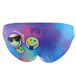 OTSO Men's swim briefs - Smiley World Vibes