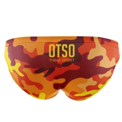OTSO Men's Swimsuit Orange Camo -