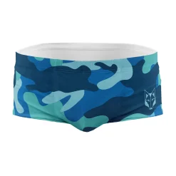 OTSO Men's swim trunks - Camo Blue