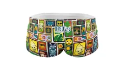 OTSO Men's swim trunks - Emoji Portrait