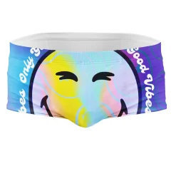 OTSO Men's swim trunks - Smiley World Vibes