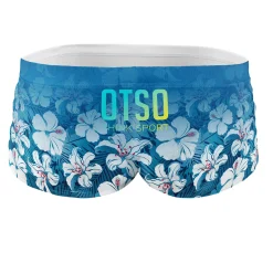 OTSO Men's swim trunks - Swim Bike Run Flower